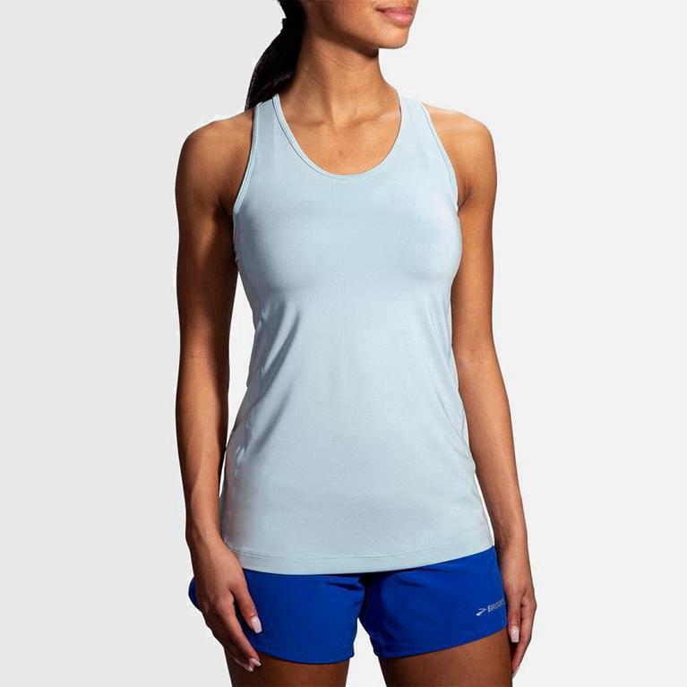 Brooks Pick-Up - Camiseta Sin Mangas Mujer - Azules (WURG-63428)